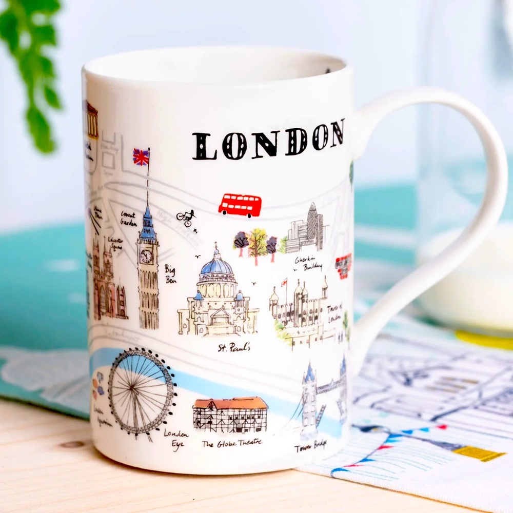Alice Tait London Map Cup - BNWT